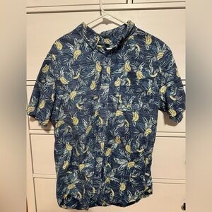 14th $ Union Banana Palm Shirt Sleeve Button Shirt XL